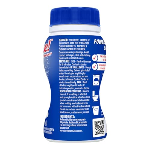 AMAZE Ultra Concentrated Bleach Tablets [32 tablets] - For Laundry and Multipurpose Home Cleaning - No Splash Liquid Al