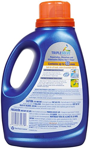 Clorox 2 for Colors Stain Remover Original 66 Fluid Ounces for Clothing Cleaning Experts Cold Water Wash